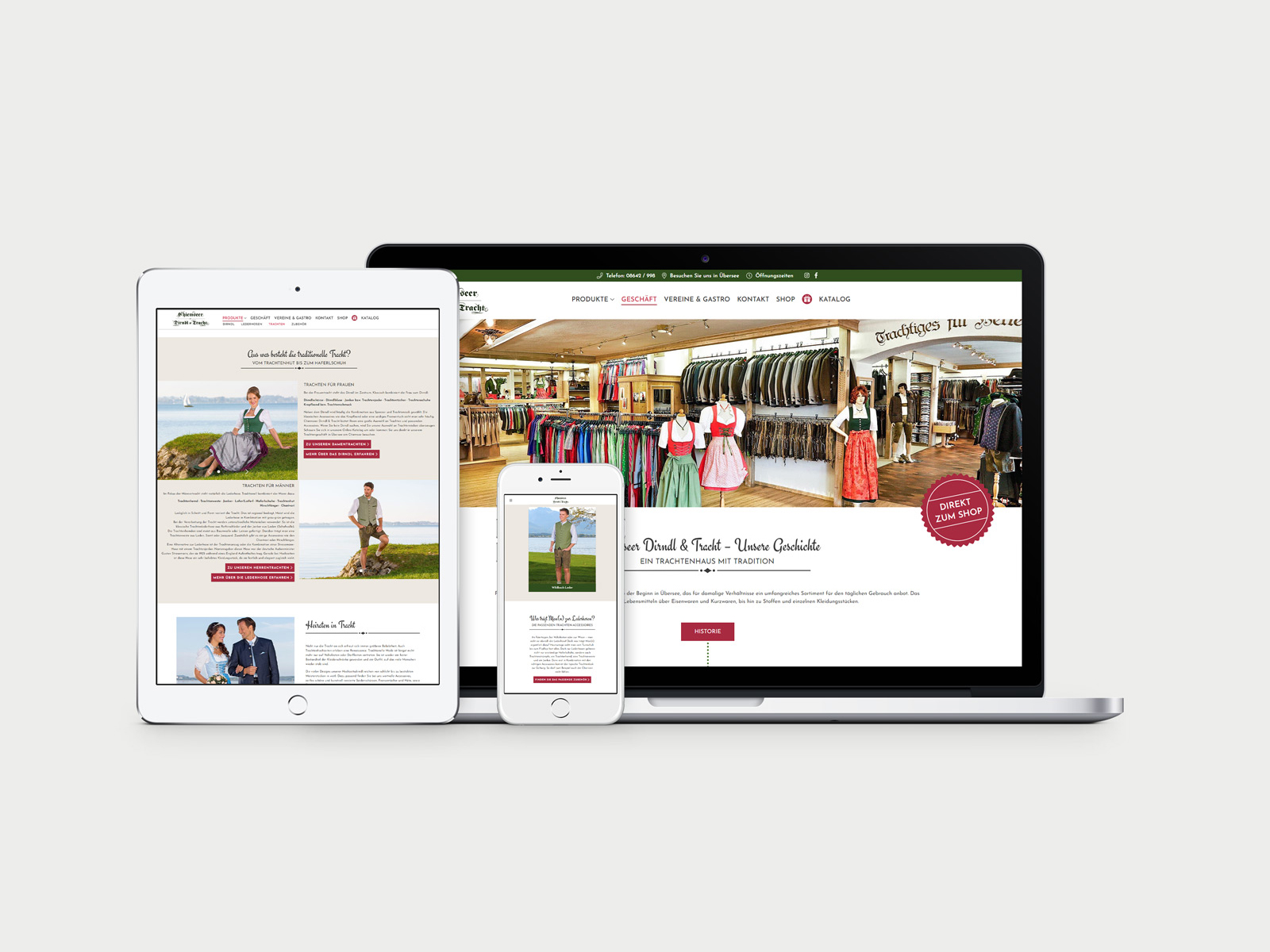 Chiemseer Dirndl & Tracht Website