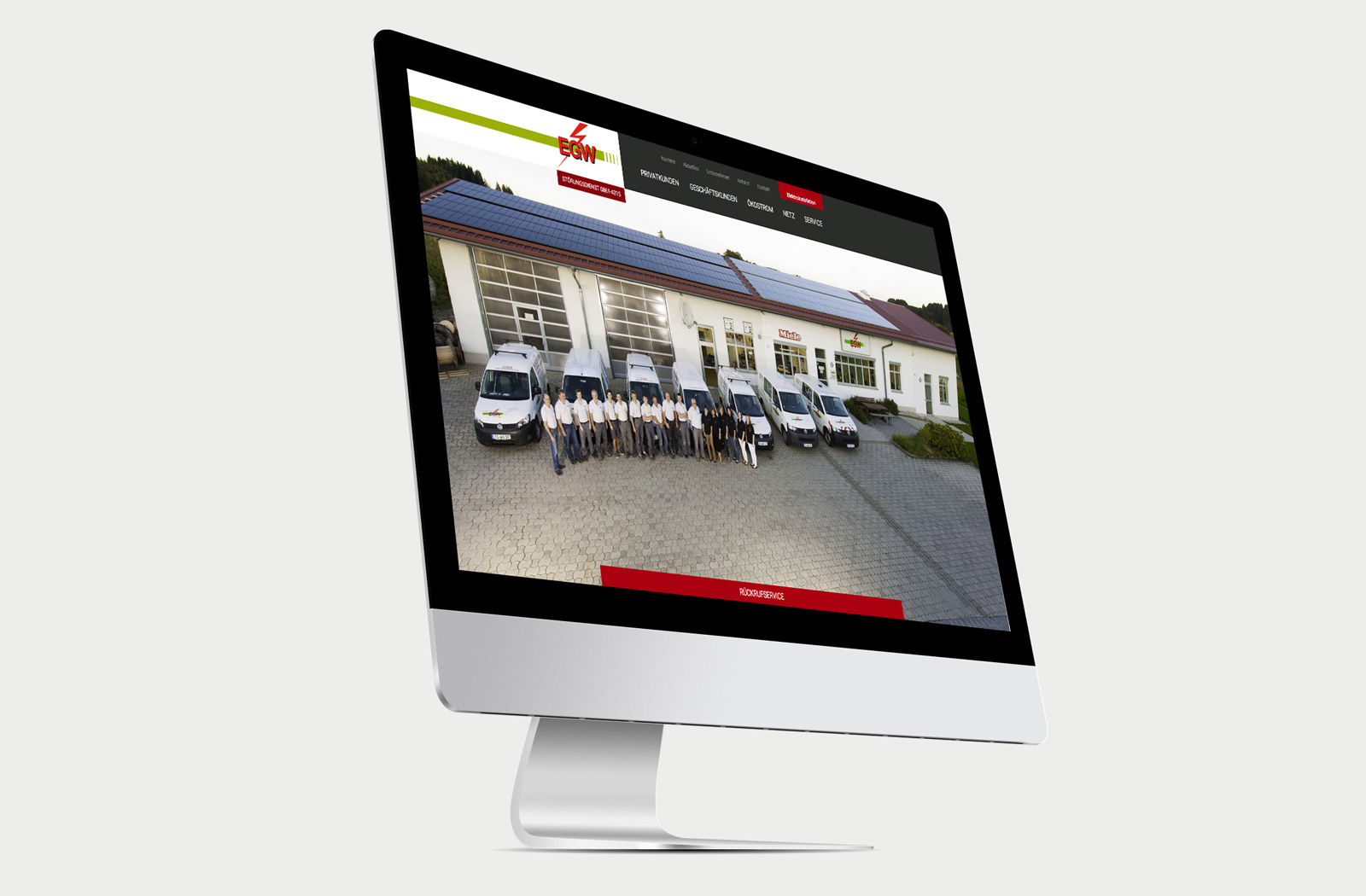 Elektrizitätsgenossenschaft Wolkersdorf Website