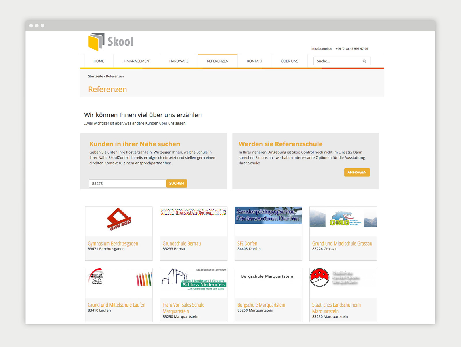 kuse-skool-website-referenzseite