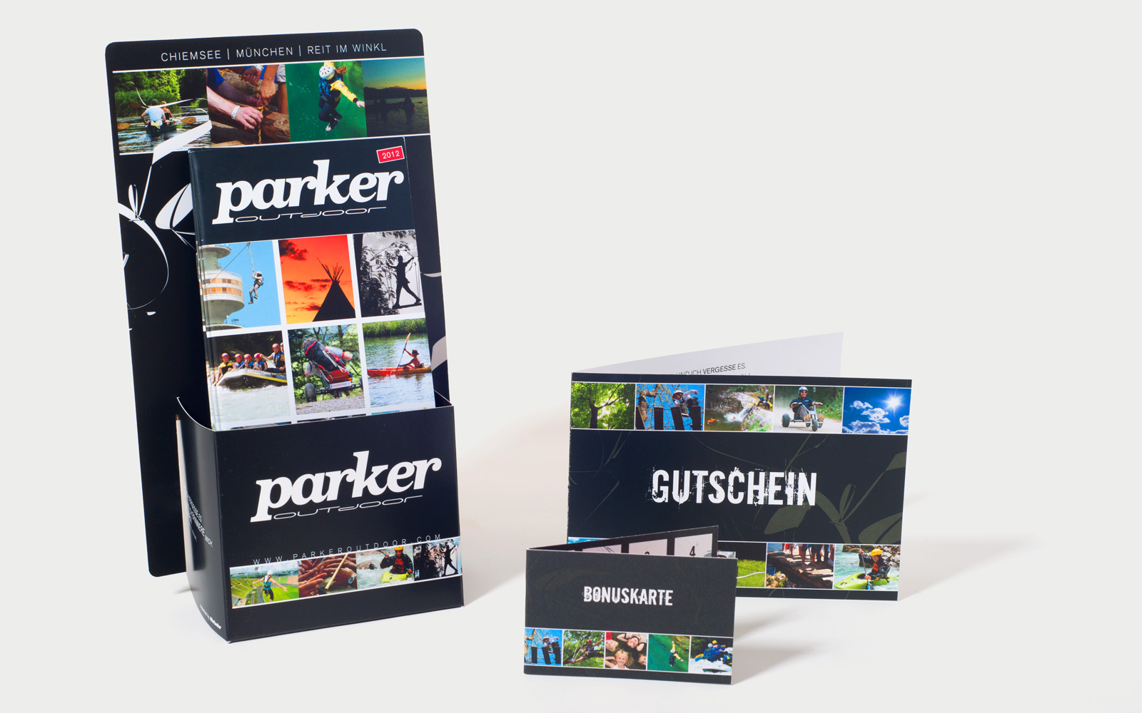 Parker Outdoor Aufsteller für Flyer
