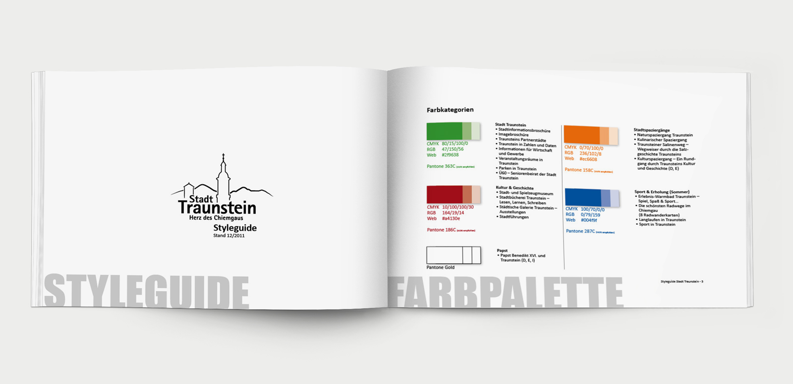 Stadt Traunstein Styleguide 2 Stadt Traunstein Styleguide 2