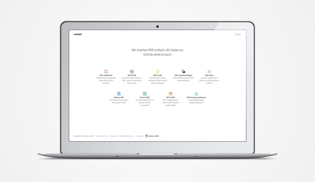 SmallPDF Website