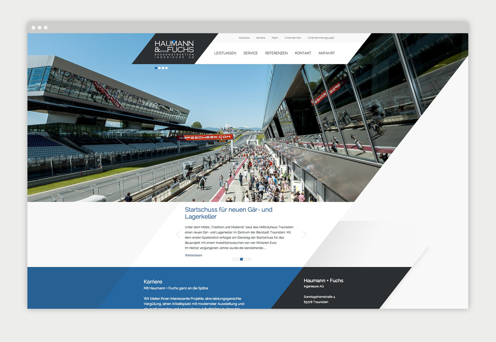 Website Haumann & Fuchs Detailansicht